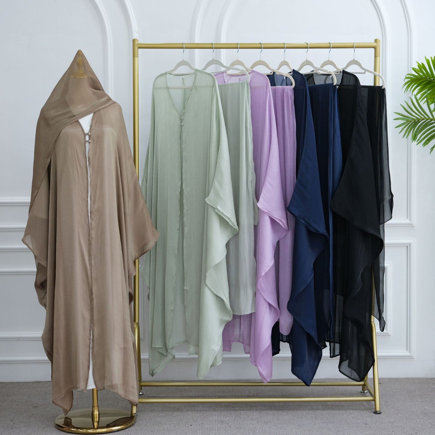 Samiha Organza Abaya Set