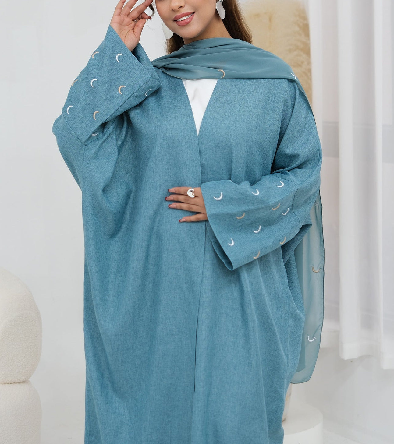 Qamar Abaya With Hijab