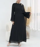 Elara Pleated Maxi Dress