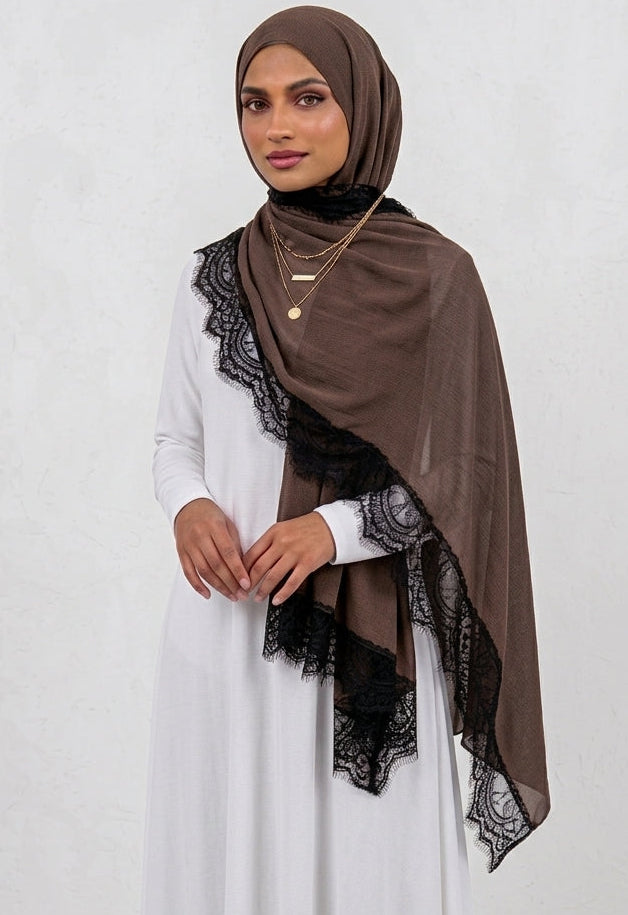 INAYA-Lace Modal Hijab