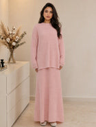 Amber Cardigan & Skirt Set