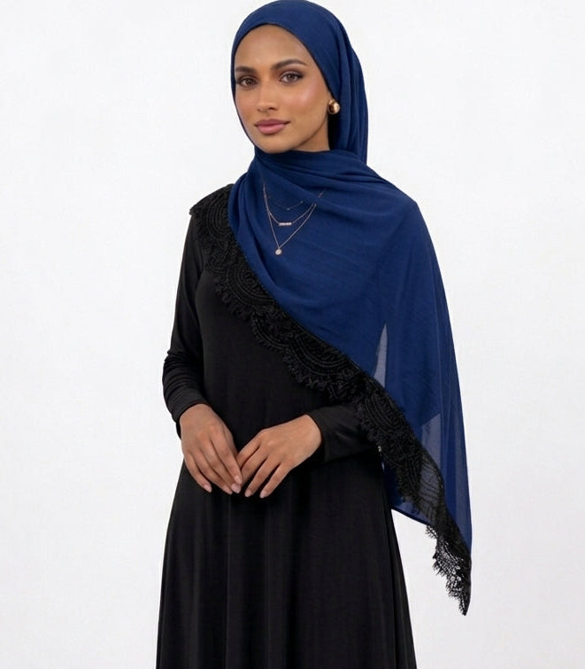 INAYA-Lace Modal Hijab