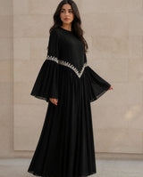 Zarmina Beaded Chiffon Dress