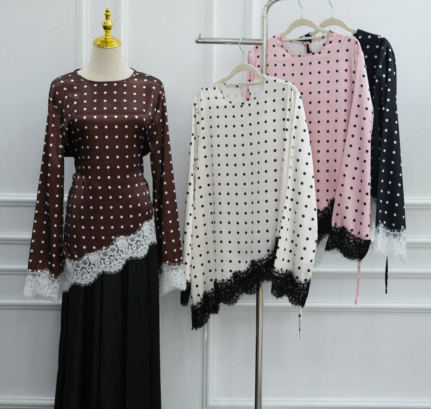 Rayna-Polka Dot Top