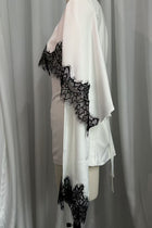 Rayna-Satin Lace Top