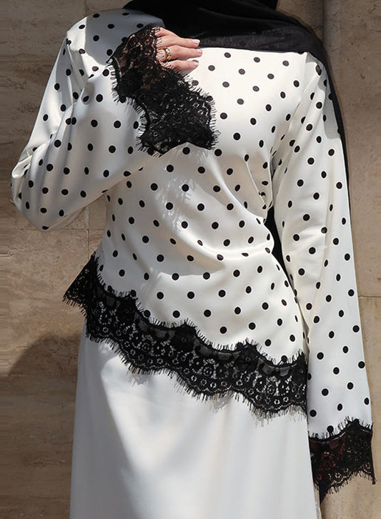 Rayna-Polka Dot Top