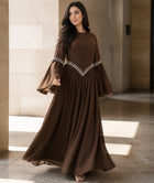 Zarmina Beaded Chiffon Dress