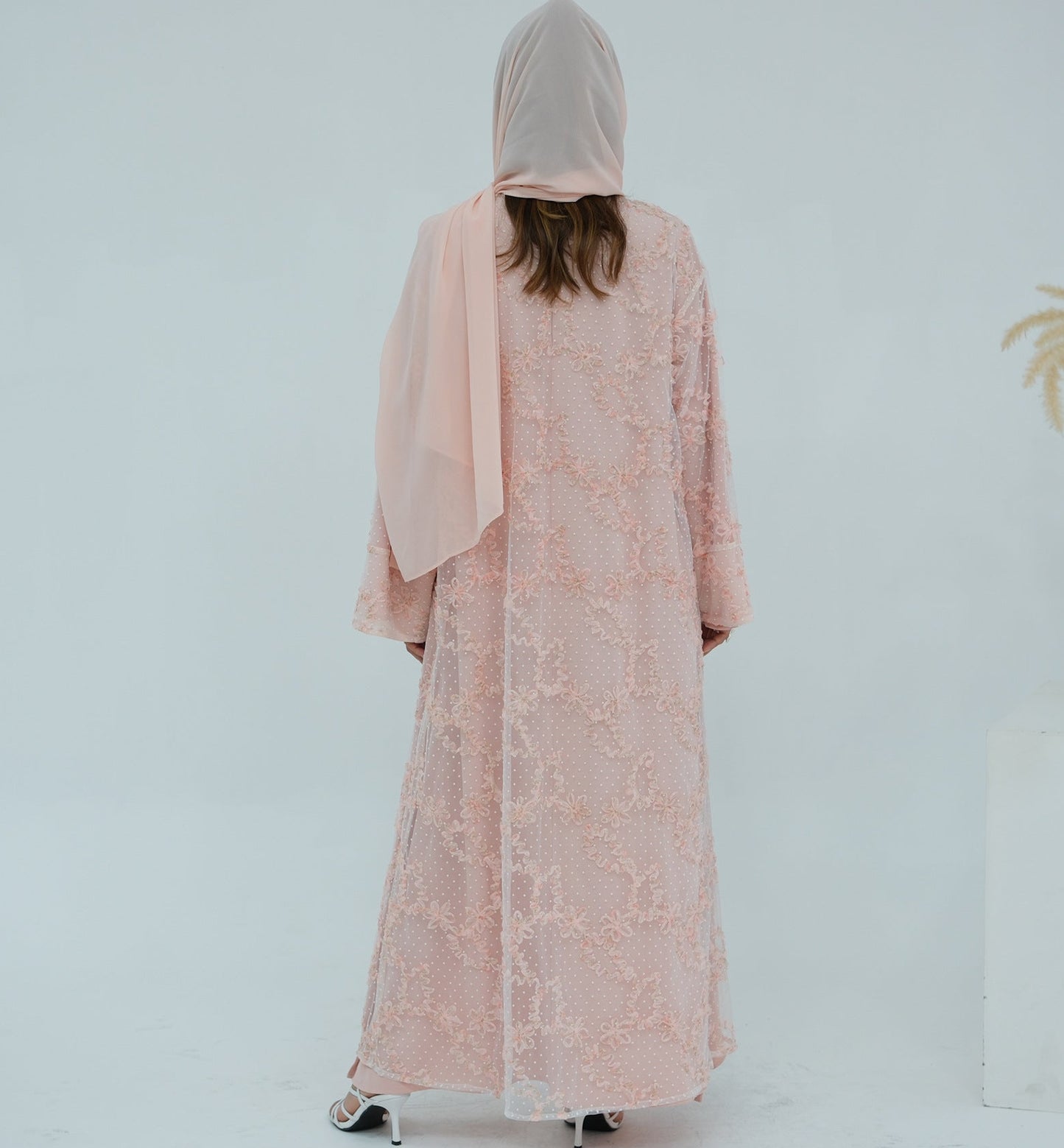 Haya Lace Abaya Set