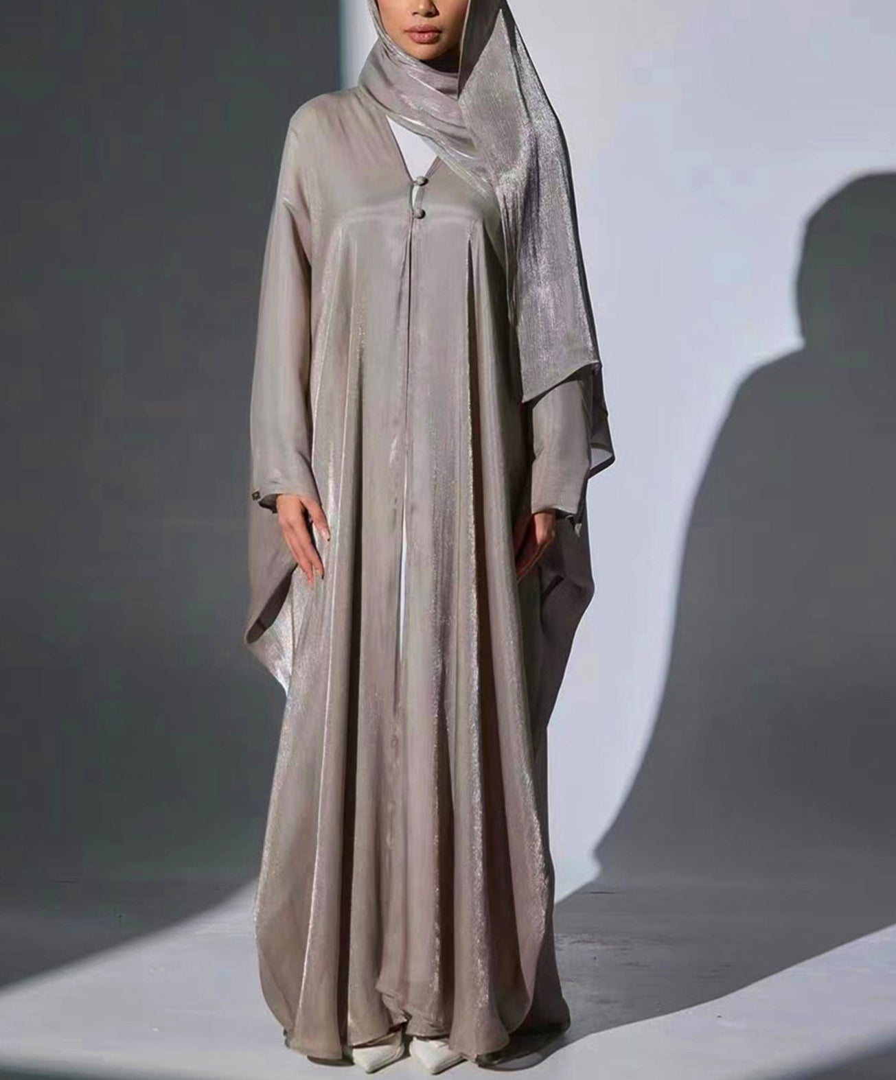 Samiha Organza Abaya Set