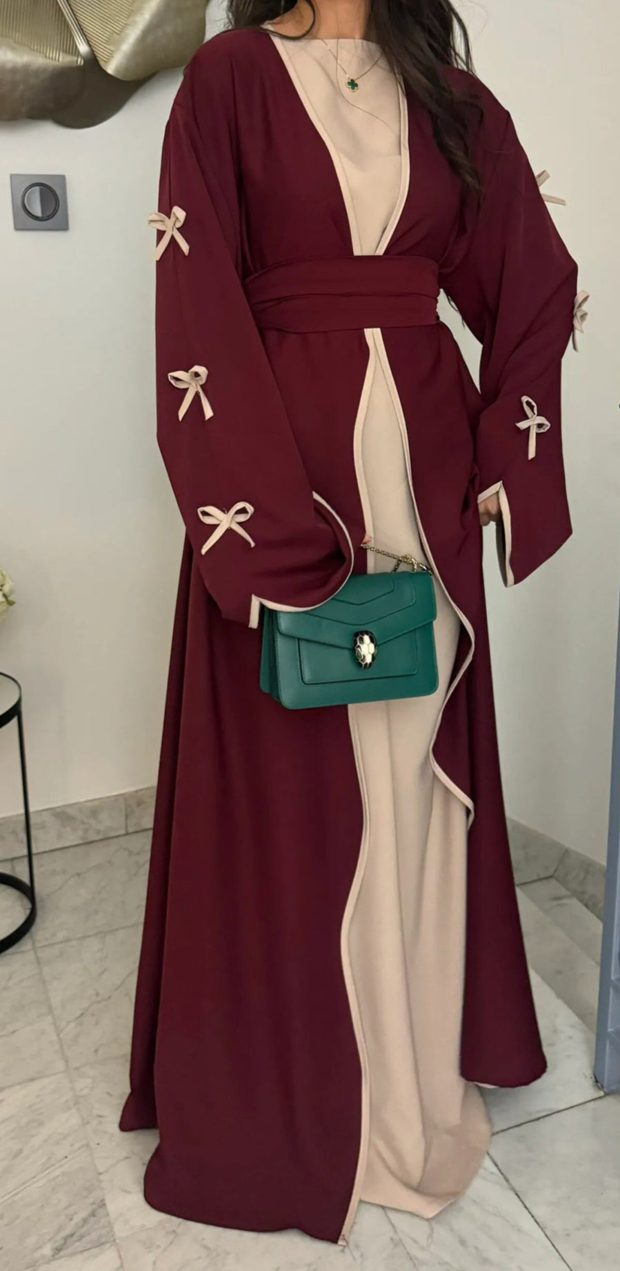 Sarin Bow Abaya Set