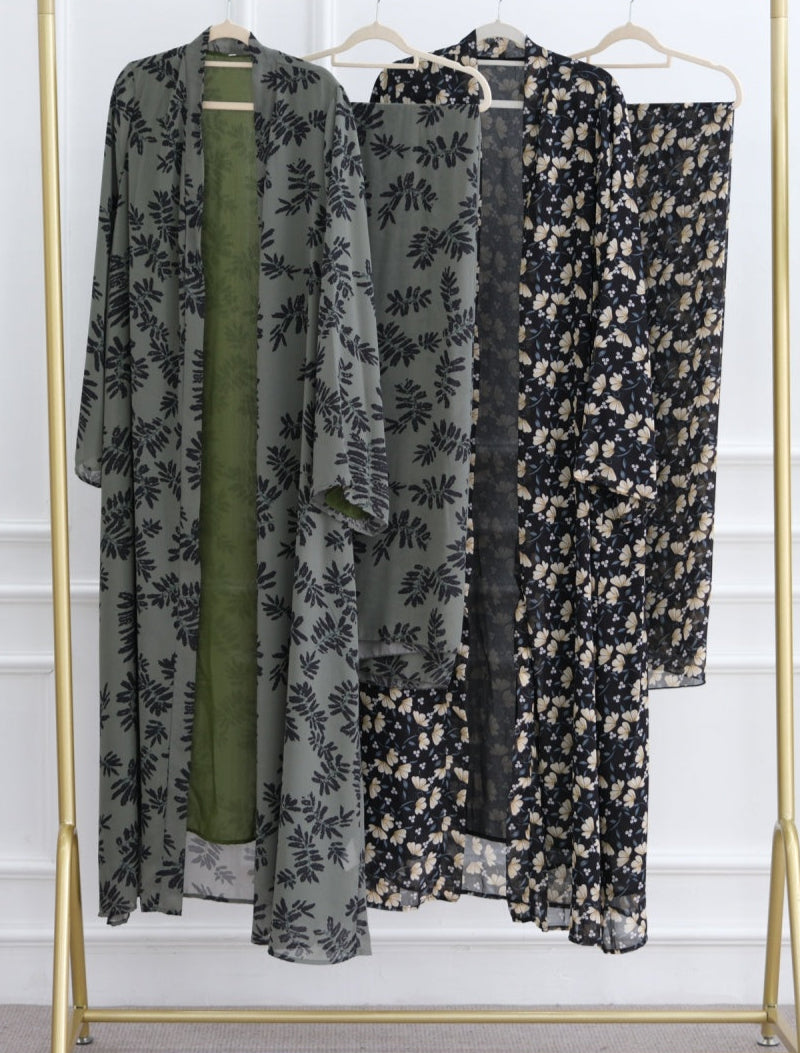 Fiza Floral Abaya & Hijab