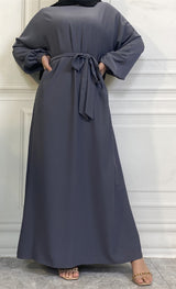 Casual abaya with pockets