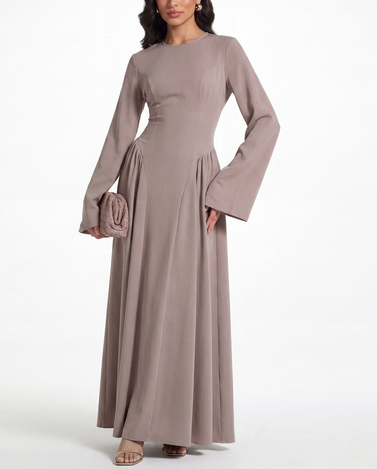 Rumaan Pleated Maxi Dress