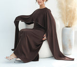 Zamina Pearl Dress-Nida Material