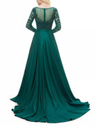 Noor-Beaded Evening Gown