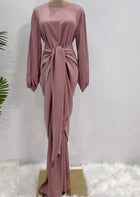 Ayla Satin Wrap Set