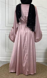 Inaya Classic Satin Abaya