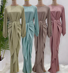 Ayla Satin Wrap Set