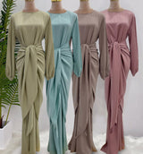 Ayla Satin Wrap Set