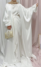 Maahwish Satin Abaya