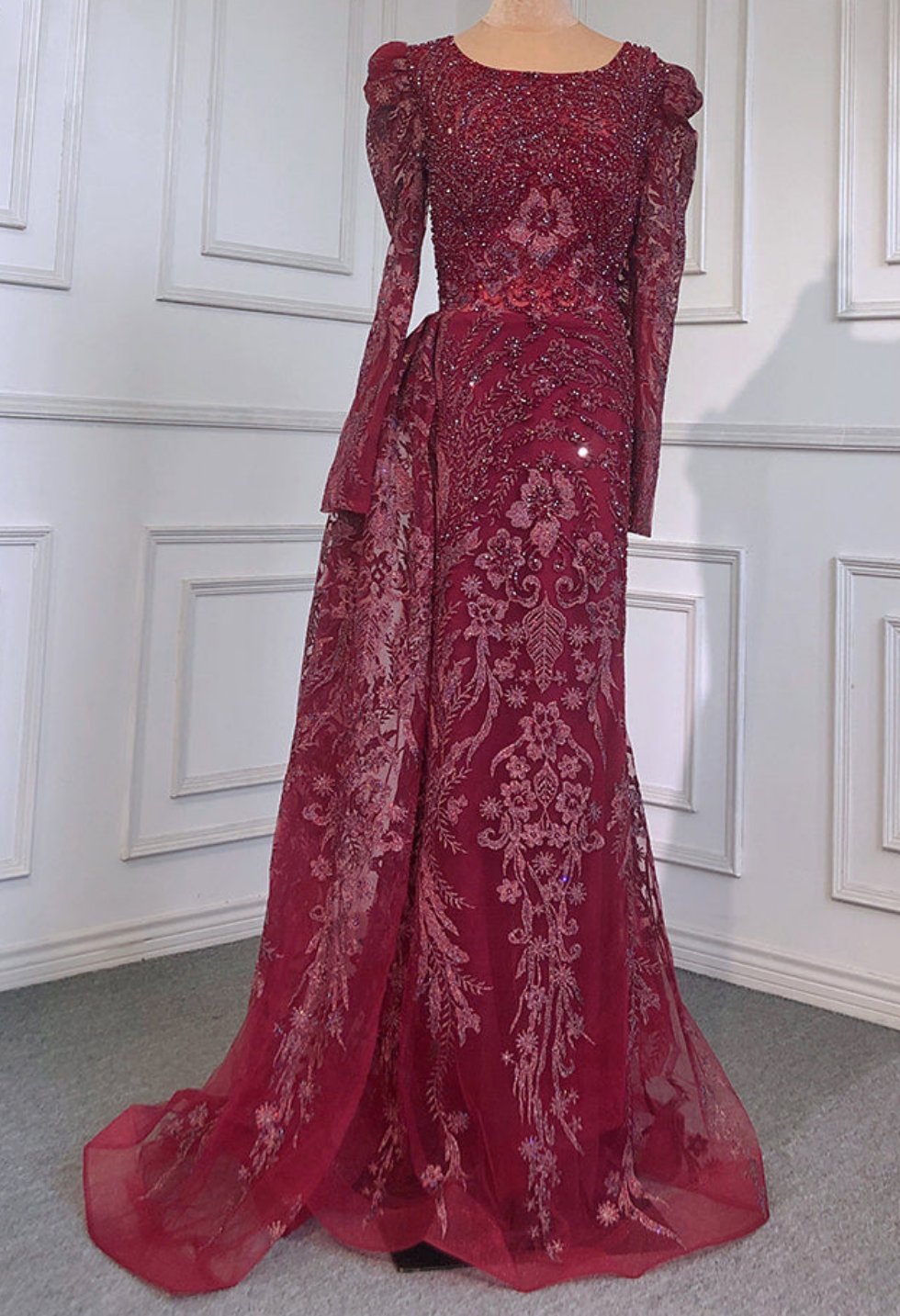 Suhana Beaded Evening Gown
