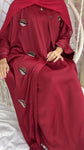 HAANI- Beaded Button Down Abaya