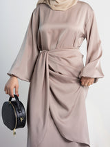 Ayla Satin Wrap Set
