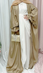 Maahwish Satin Abaya