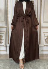 Maaya Satin Tie Abaya