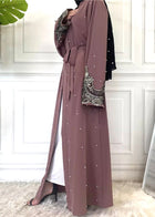 Hareem Pearl Abaya- Muave
