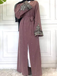 Hareem Pearl Abaya- Muave