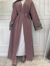 Hareem Pearl Abaya- Muave