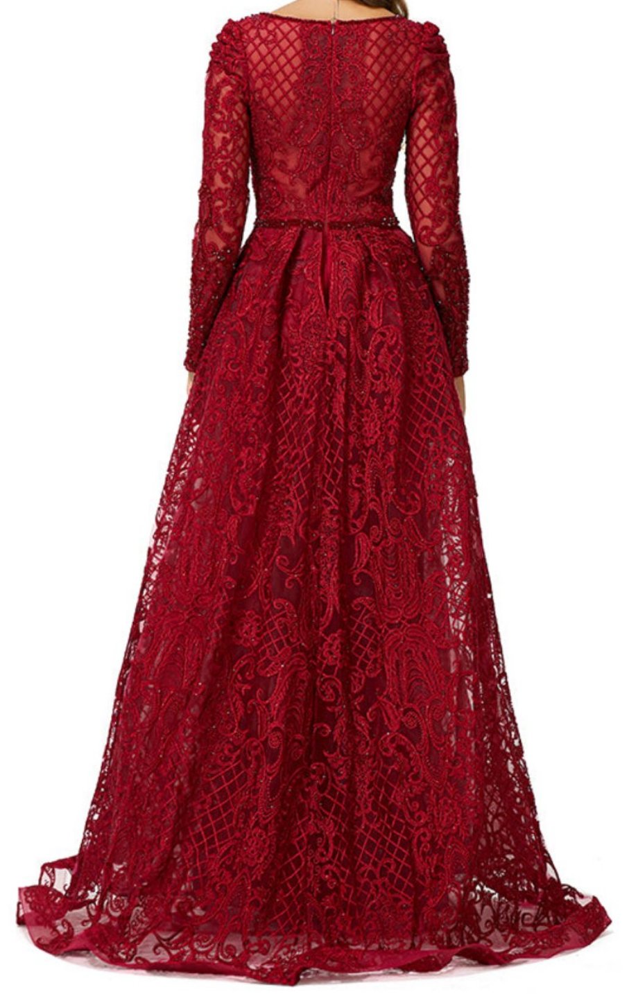 Rayna Beaded Lace Gown