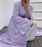Pearl Embellished Abaya