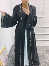Pearl Embellished Abaya