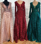 Rayna Beaded Lace Gown