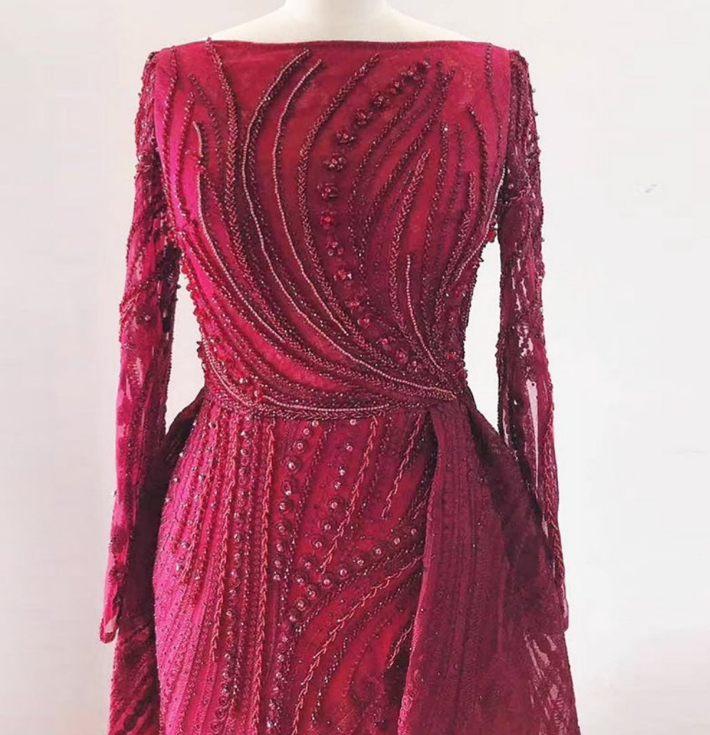 Hadya Heavy Beaded Gown