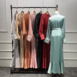 Eloise Satin Wrap Dress