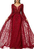 Rayna Beaded Lace Gown