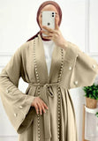 Pearl Embellished Abaya