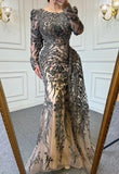 Suhana Beaded Evening Gown