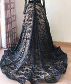 Liza Sequin Evening Gown- Midnight Black