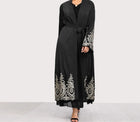 Airah-Lace Embroidery Abaya
