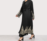 Airah-Lace Embroidery Abaya