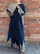 Airah-Lace Embroidery Abaya