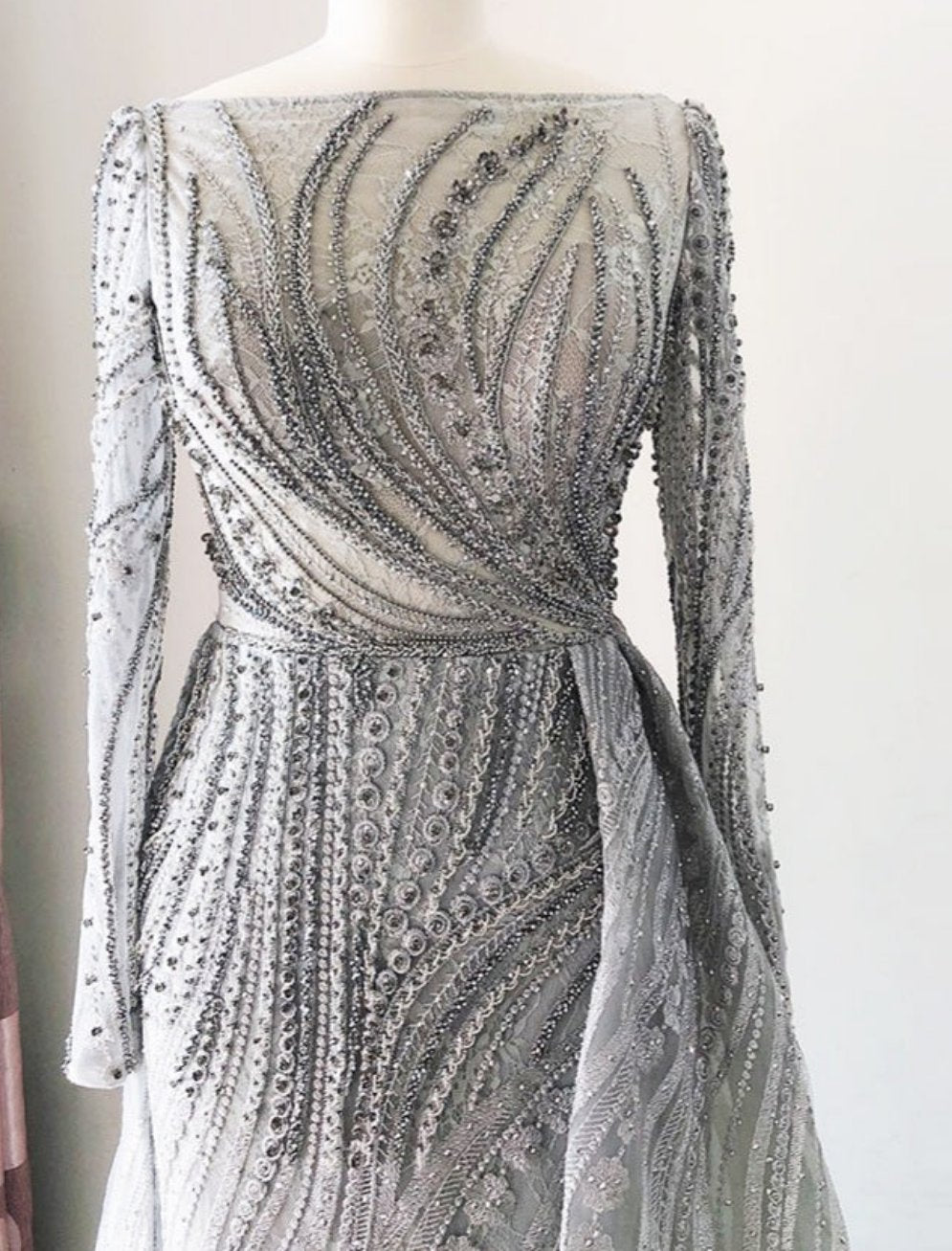 Hadya Heavy Beaded Gown