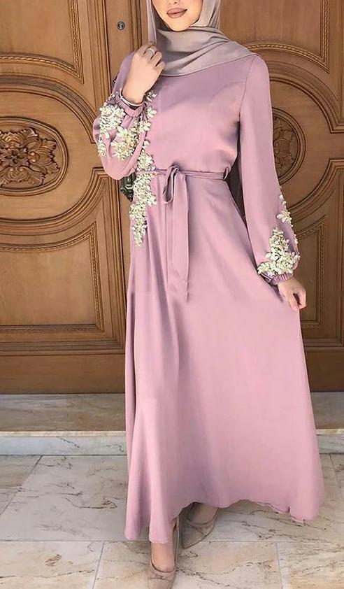 Sofia Sequin Embroidery Dress