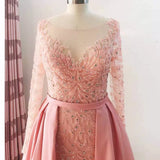 Noor-Beaded Evening Gown
