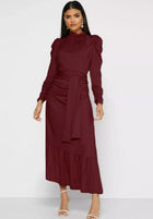 Julia Ruched Maxi Dress