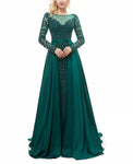 Noor-Beaded Evening Gown